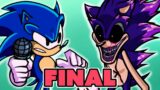 Friday Night Funkin' mod SONIC vc Sonic.EXE FINAL BATTLE (song deathmatch)