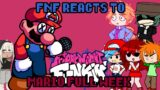 Friday Night Funkin' reacts to MARIO FULL WEEK | xKochanx | FNF REACTS | GACHA