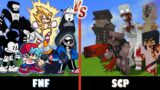 Friday Night Funkin' vs. SCP Foundation | Minecraft (EZ BATTLE?)