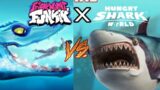 Friday night funkin x Hungry shark world ( feliz aniversario hungry shark world)