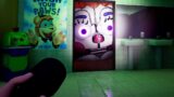 Giant DJ Circus Baby Jumpscares Gregory Inside The Toilettes – FNAF Security Breach