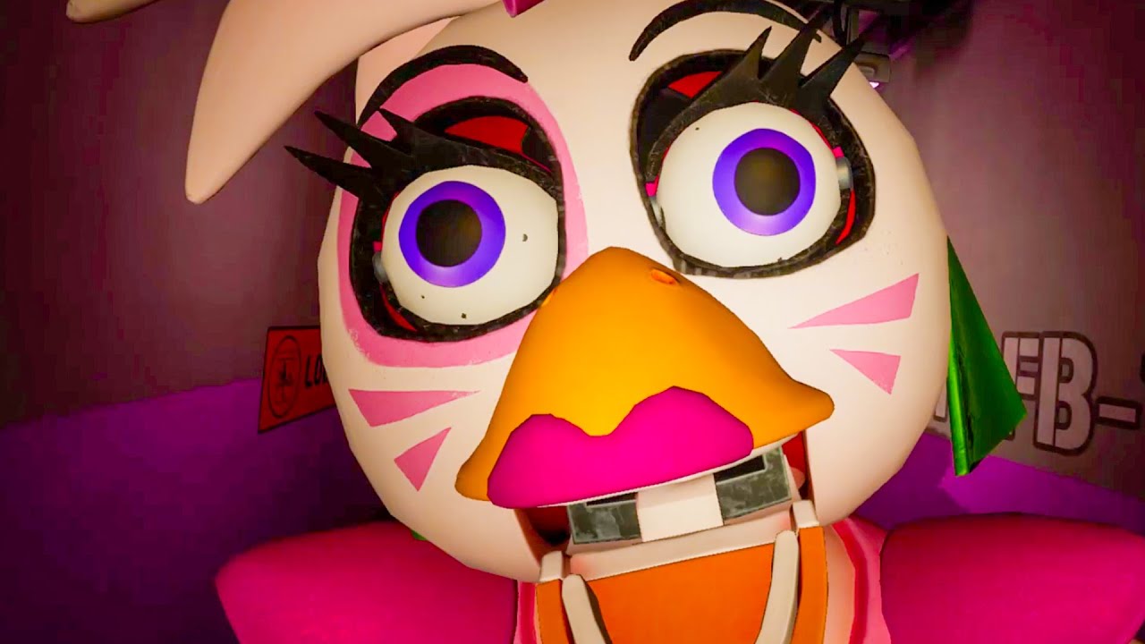Glamrock Chica Jumpscare FNAF Security Breach New World Videos