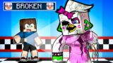 Glamrock Chica is DECOMISSIONED in Minecraft Security Breach Five Nights at Freddy’s FNAF
