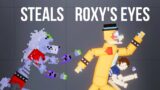 Gregory steals Roxy's Eyes and repairs her [FNAF Security Breach] – People Playground