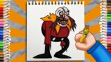 HOW TO DRAW ROBOTNIK EXE Friday Night Funkin FNF