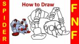 How to Draw Giant Enemy Spider Friday Night Funking- FNF