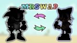 How to swap LORD X + TAILS.EXE (Speed Draw FNF 2022 by Mr Swap)