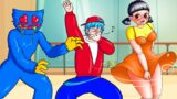 Huggy Wuggy Love Squid Game Doll – Friday Night Funkin' Animation | Gacha Animations