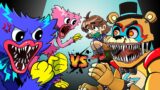 Huggy Wuggy Vs. Glamrock Freddy |  Poppy Playtime & FNaF SB Animation | SLIME CAT