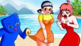 Huggy Wugyy With Squid Game Doll Trouble – Friday Night Funkin' Animation | Gacha Animations