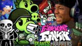 LITERALLY PLANTS VS RAPPERS LOL | Friday Night Funkin Random Mods