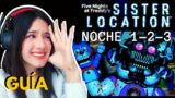 MI PEOR TRABAJO EN FNAF | Five Nights at Freddy's Sister Location | GUIA Noche 1-2 y 3