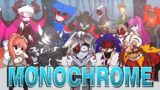 “MONOCHROME” But Everyone Sings It (Lost Silver) | FNF Animation