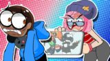 MY GIRL GOT MAD AT ME FOR DRAWING THICC Friday Night Funkin!? | Animated Skit