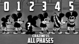 Mickey Mouse 2.0 ALL PHASES (0-5 phases) Craziness Injection FULL Week Friday Night Funkin'