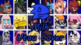Milk but Every Turn a Different Character Sings (FNF Milk Everyone Sings It) – [UTAU Cover]