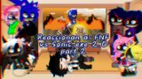 Mis personajes reaccionan a: FNF vs Sonic.exe 2.0 (parte 2)| Falcon G | GC