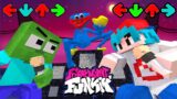 Monster School: Minecraft vs Friday Night Funkin Best Friend – FNF Challenge | Minecraft Animation