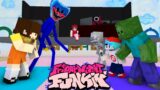 Monster School || POPPY PLAYTIME and FNF CHALLENGE – Minecraft Animation
