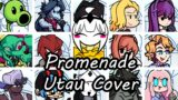 Promenade but Every Turn a Different Character Sings (FNF Promenade Everyone Sings) – [UTAU Cover]