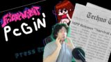 Reacting to "Friday Night Funkin'" PCG Mod + Techno Times!