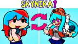 Sky + Monika = Skynika? FNF Swap Characters (Friday Night Funkin Swap Heroes)