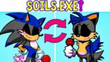 Sonic + Tails.Exe = Soils.Exe? FNF Swap Characters (Friday Night Funkin Swap Heroes)