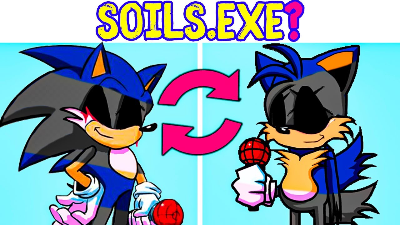 Sonic + Tails.Exe = Soils.Exe? FNF Swap Characters (Friday Night Funkin ...