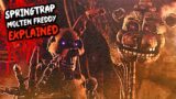 Springtrap & Molten Freddy ENDING EXPLAINED – Five Nights At Freddy's FNAF Security Breach THEORY