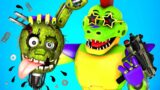 Springtrap vs Pennywise 3: Security Breach (Glamrock Animatronics Five Nights At Freddy's Animation)