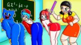 Teacher Squid Game Doll Devil Vs Huggy Wuggy – Friday Night Funkin' Animation | Gacha Animations