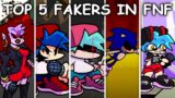 Top 5 Fakers in Friday Night Funkin'