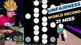 UNFAIRNESS ( Right Side ) 21 MISS WORLD RECORD !!!! Roblox FNF Funky Friday