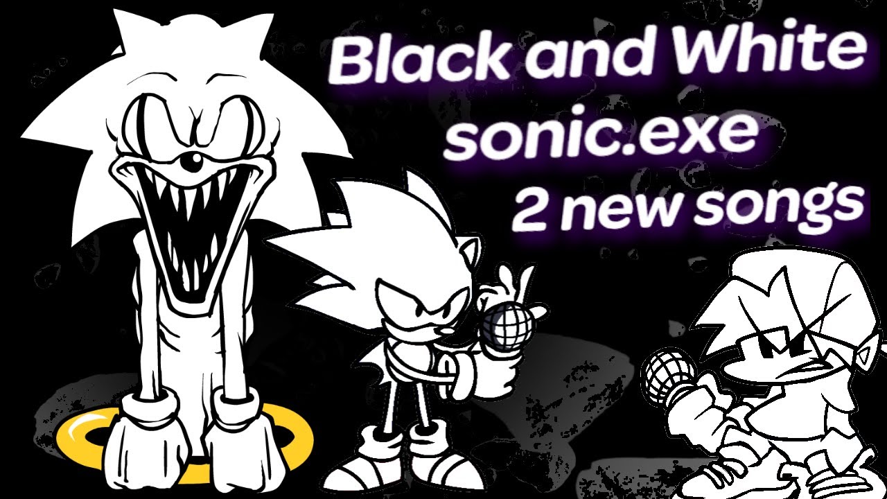 Vs Black and White sonic.exe Full Week 2 songs | Friday Night Funkin ...