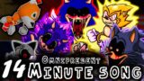 Vs Sonic.exe NEW 14 MINUTE SONG Omnipresent with all sonic.exe characters | Friday Night Funkin'