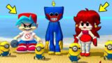 WE FOUND MINION FNF HUGGY WUGGY FAMILY IN GRANNY ONLINE BOYFRIEND GIRLFRIEND POPPY PLAYTIME