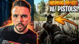 WIPING PMC TEAMS ONLY USING A PISTOL! Escape From Tarkov Customs