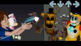 "oh no! which one do I shoot?" but it's FNAF Security Breach (FNF VS Holiday mod) FnF Holiday Zanta