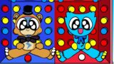 100 Mystery Buttons But It's Freddy and Huggy Wuggy | FNAF Security Breach ANIMATION