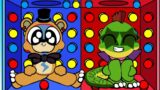 100 Mystery Buttons But It's Freddy and Monty | FNAF Security Breach ANIMATION