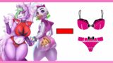 Roxanne Wolf x  + Glamrock Chica – ALL clothes = ??? FNAF ANIMATION