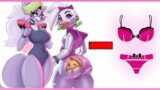 Roxanne Wolf x + Glamrock Chica – ALL clothes = ??? FNAF ANIMATION