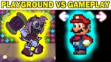 FNF Character Test | Gameplay VS Playground | FNF Mods | Vs Dorkly Mario & Amy