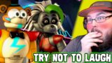 FNAF SECURITY BREACH TRY NOT TO LAUGH ANIMATIONS | Funny Memes #2 FNAF REACTION!!!