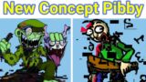 Friday Night Funkin' NEW Pibby Leaks/Concepts (FNF Mod) Come and Learn with Pibby!