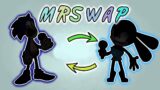 #201 – OSWALD and SONIC FAKER Swap Challenge! (Mr Swap Friday Night Funkin' Speed Draw)