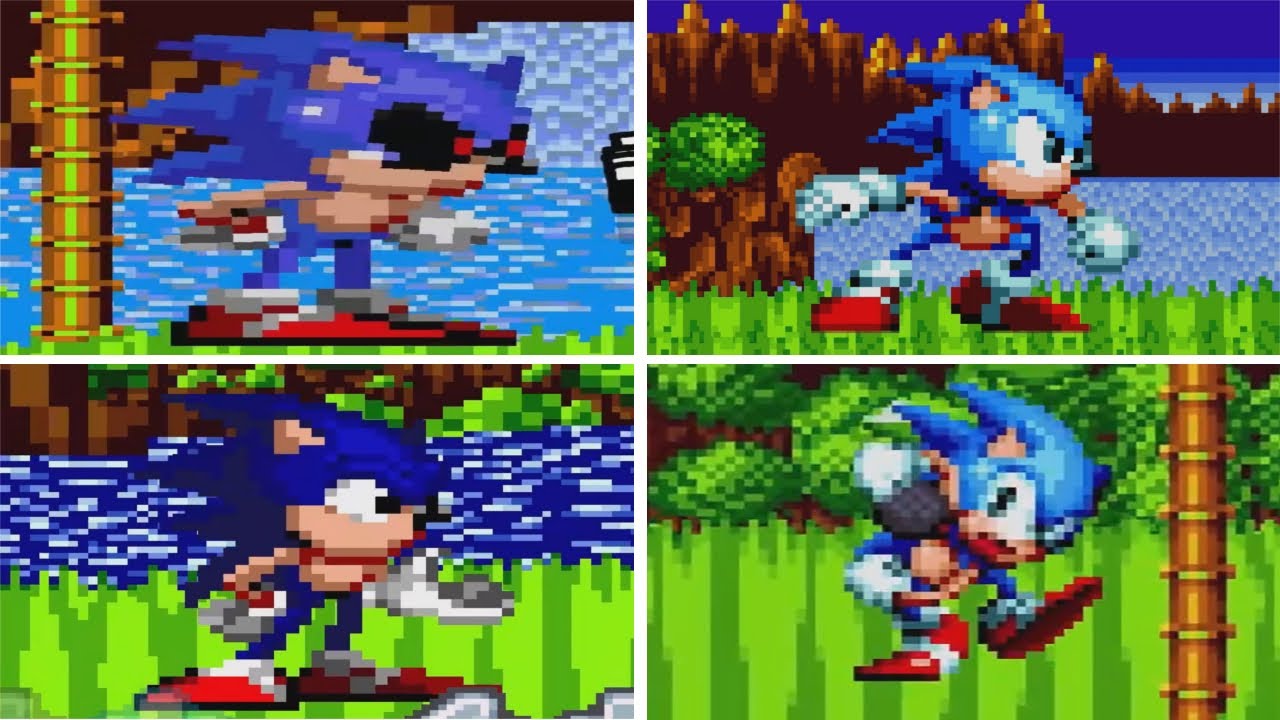 Best Of Sonic.Exe Burning FNF Mod - New World videos