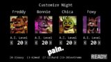 COMPLETING EVERY 20/20 MODE IN THE FNAF SERIES!! (PART 1)