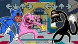 Cartoon Cat Huggy, Kissy Vs Cartoon Cat (New Characters) / Playtime / FNF New Mod x Poppy Playtime