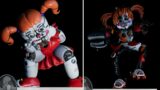 Circus Baby transforms into Scrap Baby behind the desk – Five Nights at Freddy's: Security Breach